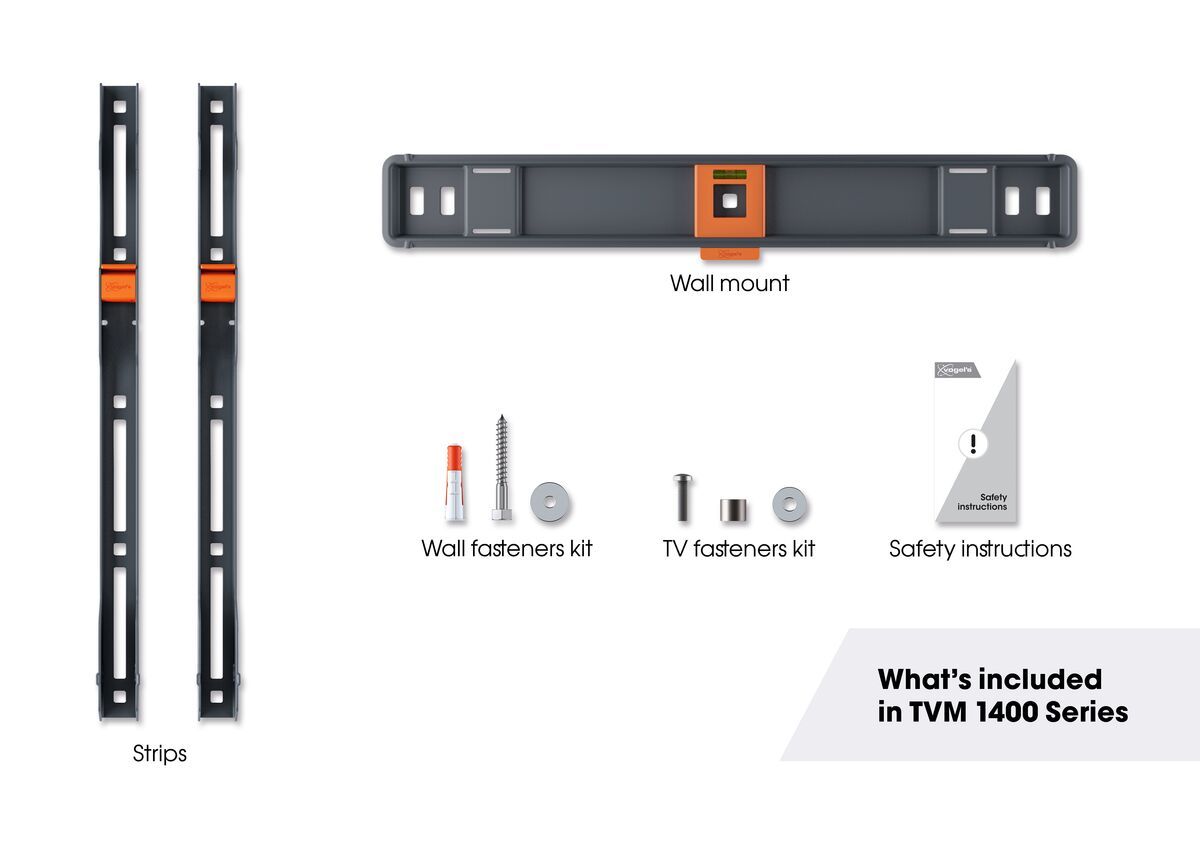 Vogels TVM 1405 TV (32-77") Flat Black TV Wall Bracket