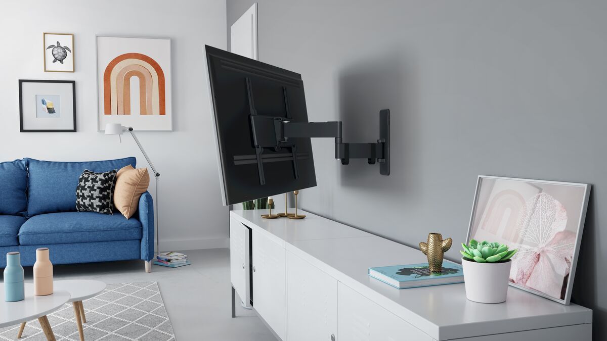 Vogels TVM 1445 TV (32-65") Double Arm Black TV Wall Bracket