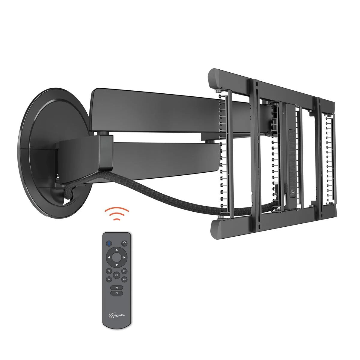 Vogels Signature TVM 7675 Black Motorised TV Wall Bracket for screens up to 77"