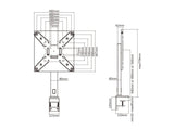 Multibrackets M Deskmount XL Black