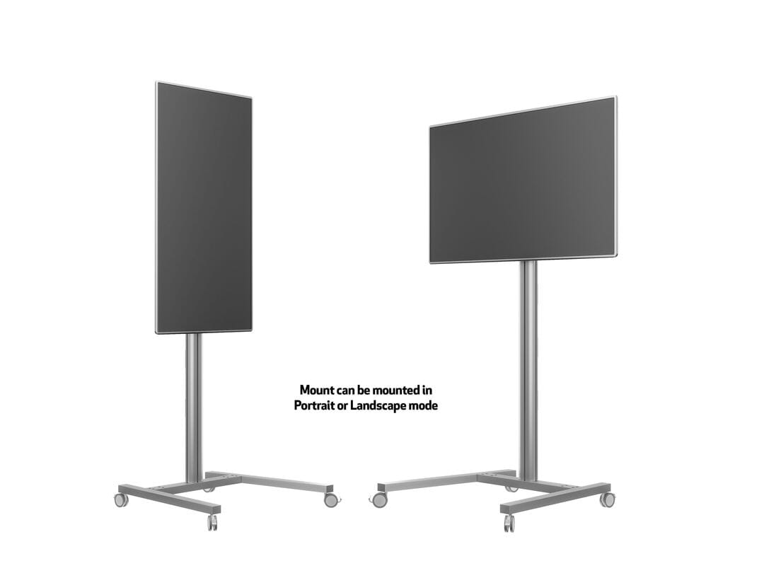 Multibrackets M Display Trolley 180 in Silver
