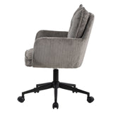 Harbour Office Chair Grey Corduroy