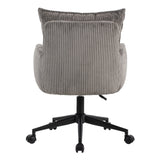 Harbour Office Chair Grey Corduroy