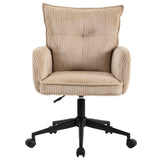 Harbour Office Chair Cream Corduroy