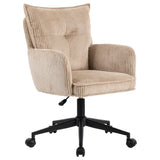 Harbour Office Chair Cream Corduroy