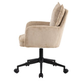 Harbour Office Chair Cream Corduroy