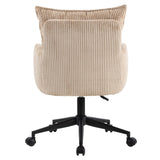 Harbour Office Chair Cream Corduroy