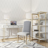 CosmoLiving Camila Writing Desk White