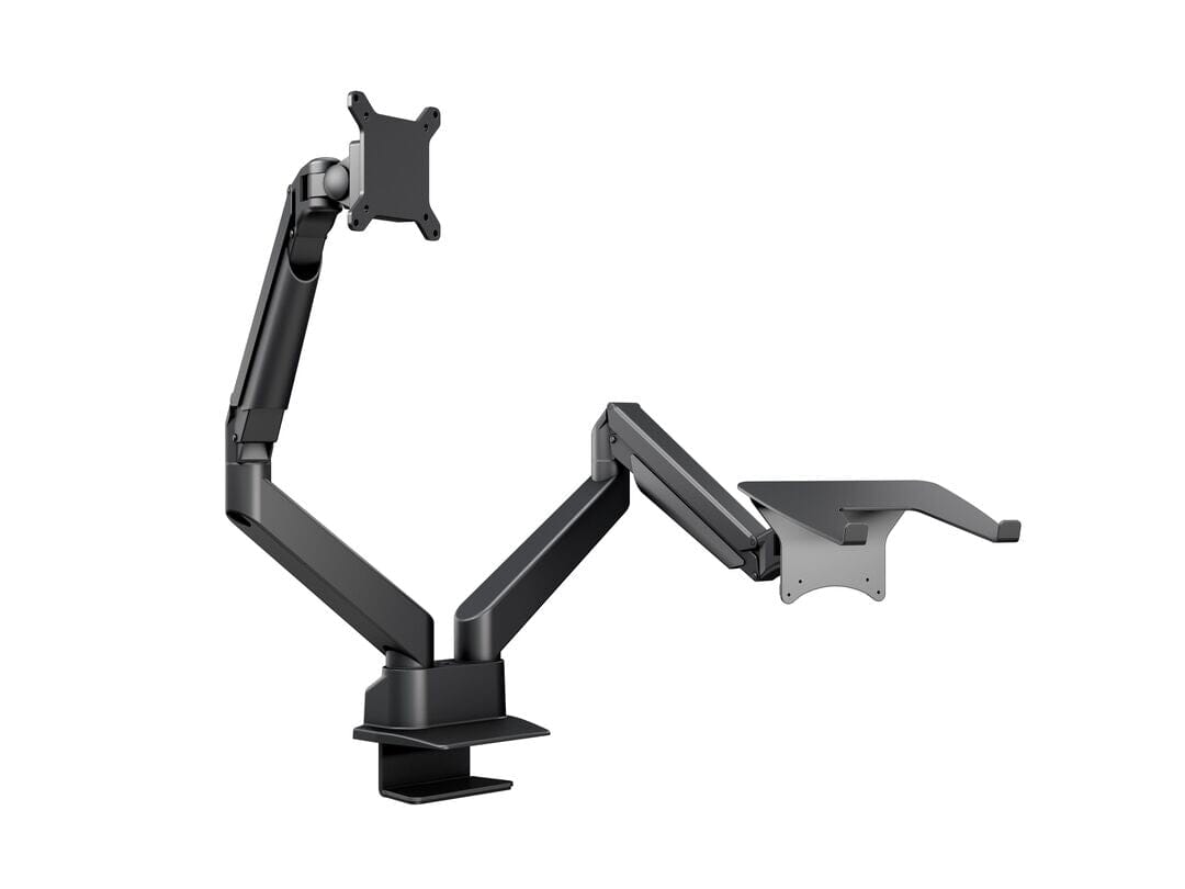 Multibrackets M VESA Gas Lift Arm Dual Arm w. Laptop Holder Black