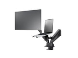 Multibrackets M VESA Gas Lift Arm Dual Arm w. Laptop Holder Black