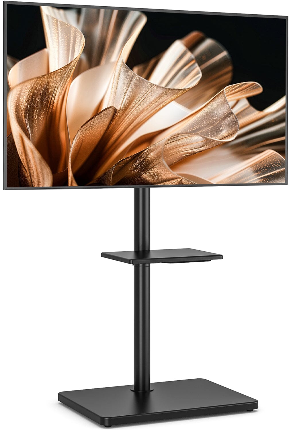 TTAP FS-BLK TV Stand with Bracket for up to 60" TVs - Black