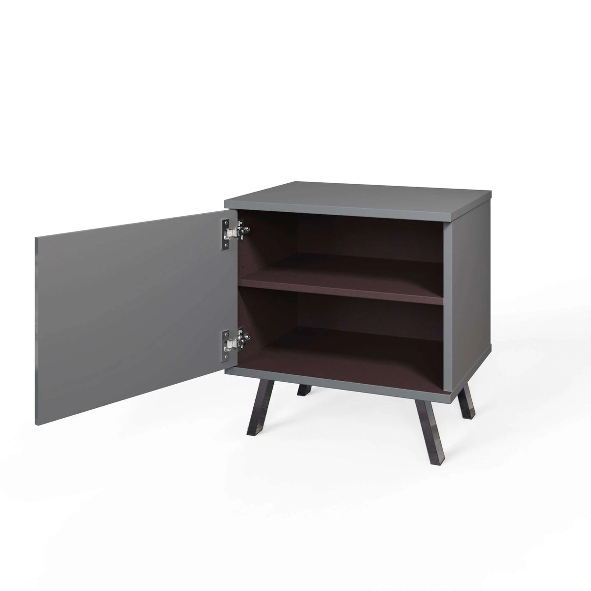 Frank Olsen Elevate Grey Lamp Table with Mood Lighting