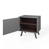 Frank Olsen Elevate Grey Lamp Table with Mood Lighting