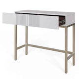 Frank Olsen Iona White Console Table with Mood Lighting
