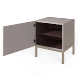Frank Olsen Iona Grey Lamp Table with Mood Lighting