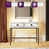 Frank Olsen Mia White Console Table