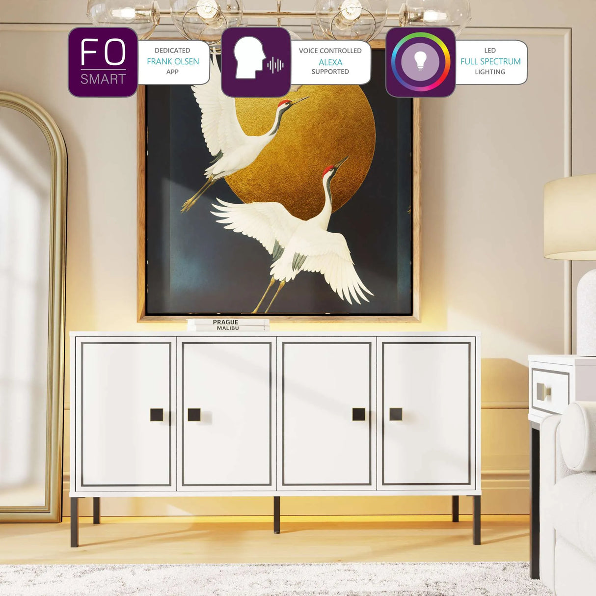 Frank Olsen Mia Large White Sideboard