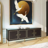 Frank Olsen Mia Large Black TV Stand
