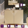 Frank Olsen AVA Tall Sideboard with Mood Lighting & Wireless Phone Charging