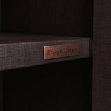 Frank Olsen AVA Black Tall Sideboard with Mood Lighting & Wireless Phone Charging