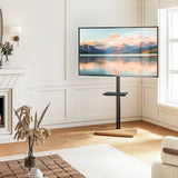 TTAP FS-OAK TV Stand with Bracket for up to 60" TVs - Oak