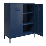 Dorel Home Bradford 2 Door Metal Storage Cabinet