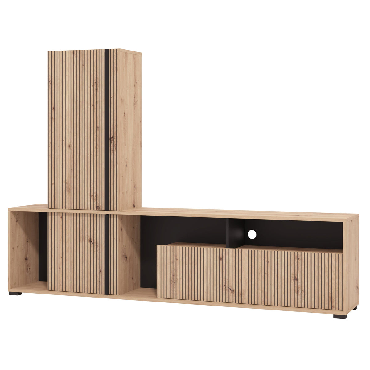 CHANIA Entertainment center in Artisan Oak