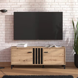 LAVAL TV shelf 131 in Artisan Oak and Black