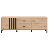 LAVAL TV shelf 157 in Artisan Oak and Black