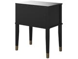 CosmoLiving Westerleigh End Table Black/Gold