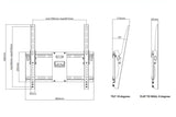 Multibrackets M Universal Tilt Wallmount Black Medium