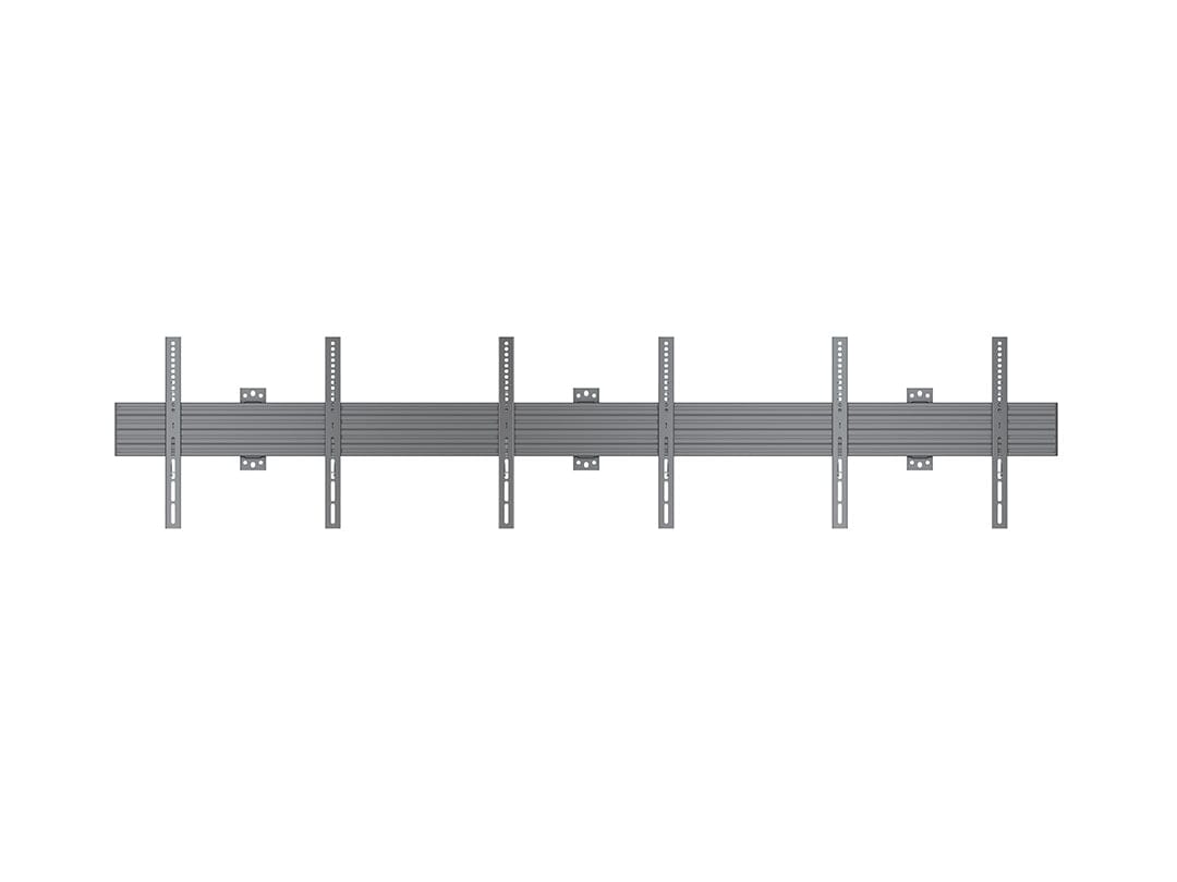 Multibrackets M Wallmount Pro MB4016 Fixed Black Triple Screen Wall Bracket
