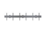 Multibrackets M Wallmount Pro MB4016 Fixed Black Triple Screen Wall Bracket