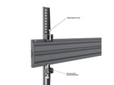 Multibrackets M Wallmount Pro MB4016 Fixed Black Triple Screen Wall Bracket