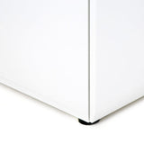Furniture To Go Chelsea Bedroom 2 Drawer Bedside in White with a Truffle Oak Trim