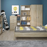 Furniture To Go 4 You Medium Narrow Bookcase in Sonama Oak