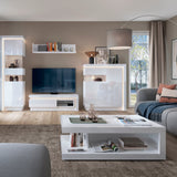 Furniture To Go Lyon Designer Coffee Table in White and High Gloss