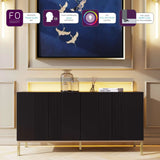 Frank Olsen Iona Black Sideboard with Mood Lighting