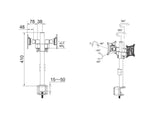 Multibrackets M VESA Deskmount Officeline Dual White