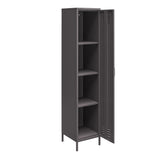 Dorel Home Bradford Single Metal Storage Cabinet