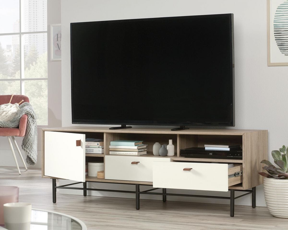 Teknik AVON LEATHER HANDLED TV STAND/CREDENZA (5422051)