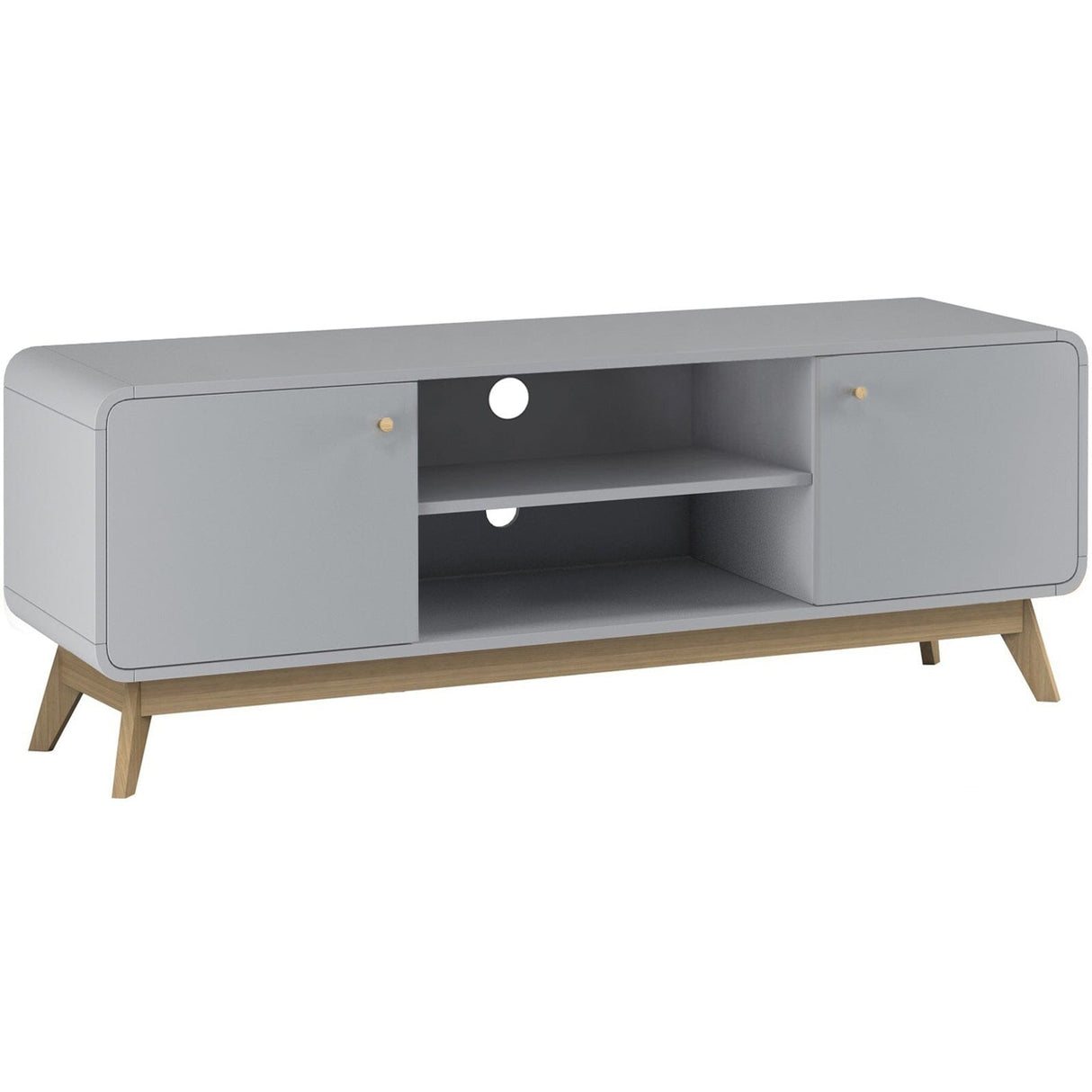LOFT24 Cassie 2 Door TV Stand - Grey