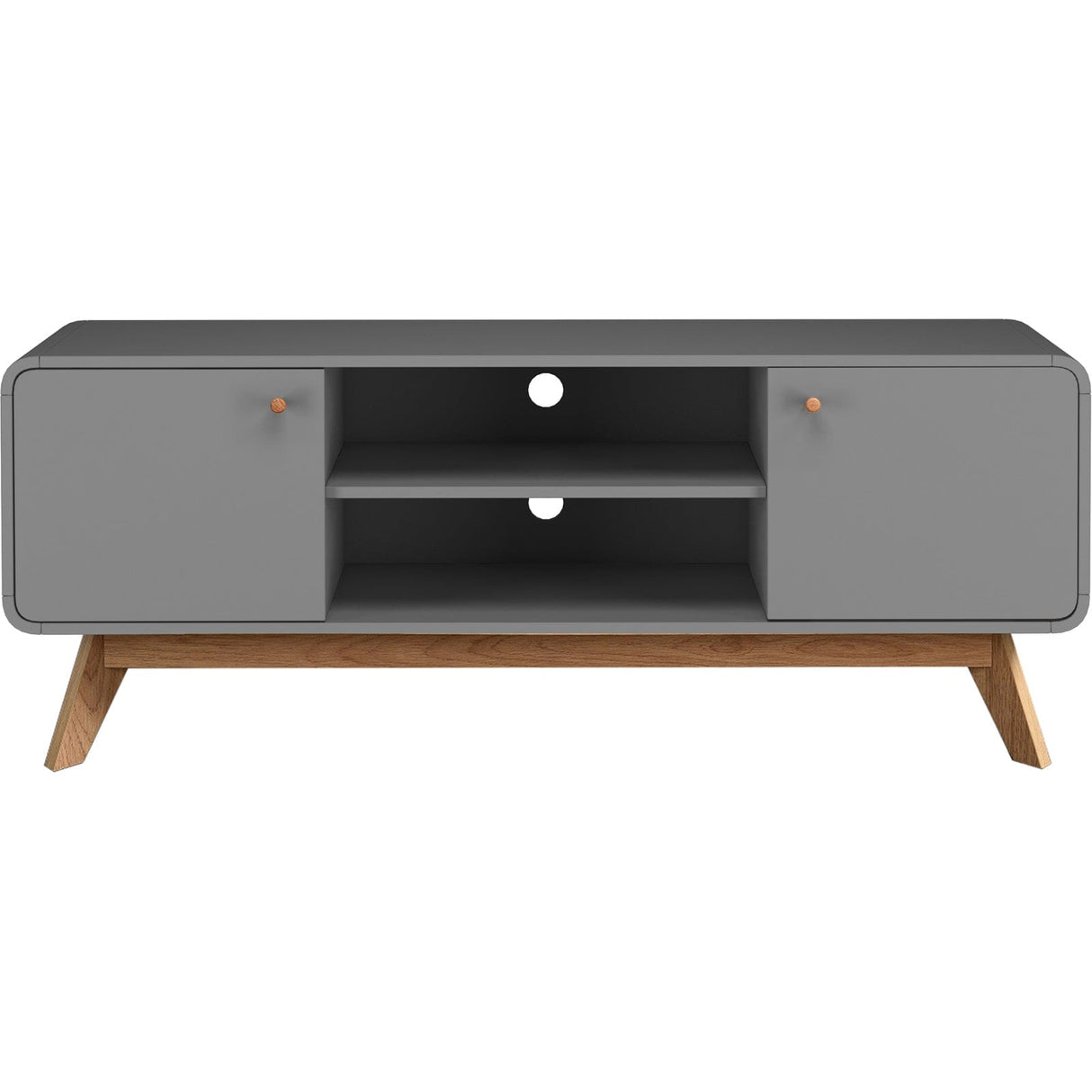LOFT24 Cassie 2 Door TV Stand - Grey