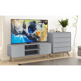 LOFT24 Cassie 2 Door TV Stand - Grey