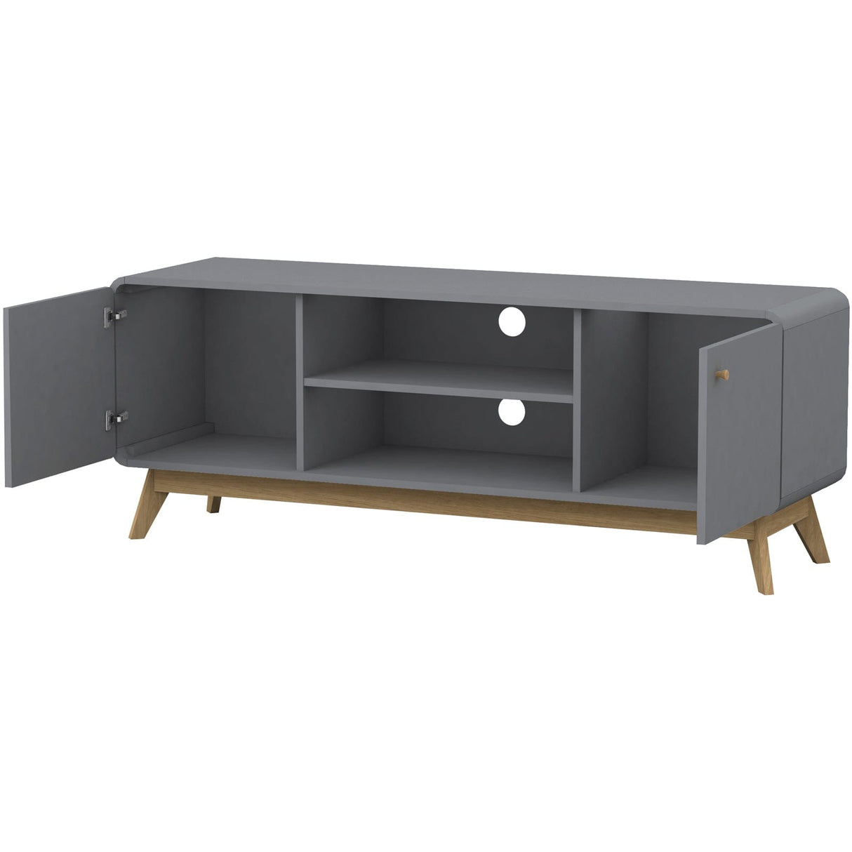 LOFT24 Cassie 2 Door TV Stand - Grey
