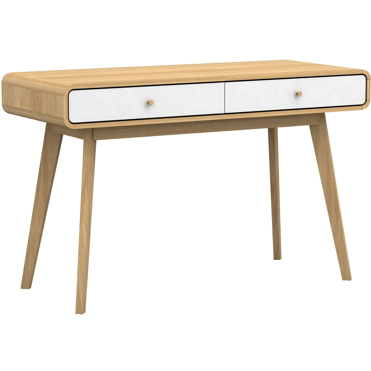 LOFT24 Cassie Desk - Oak & White