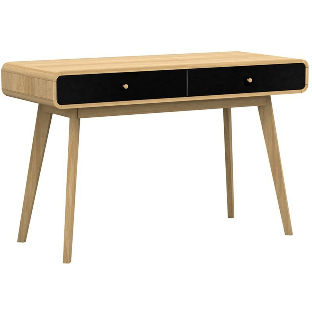 LOFT24 Cassie Desk - Oak & Black