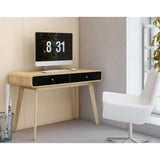 LOFT24 Cassie Desk - Oak & Black