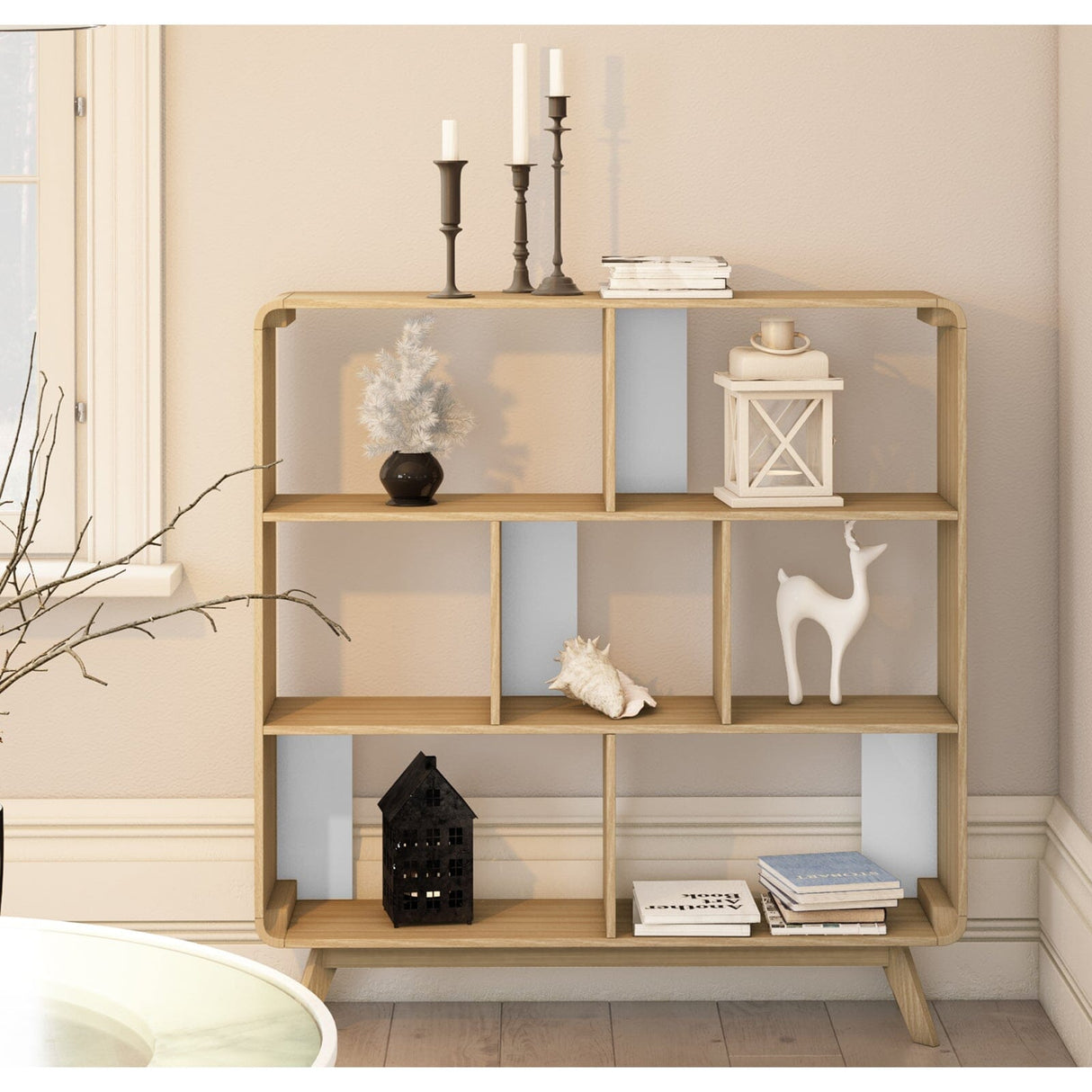 LOFT24 Cassie Display Unit Oak