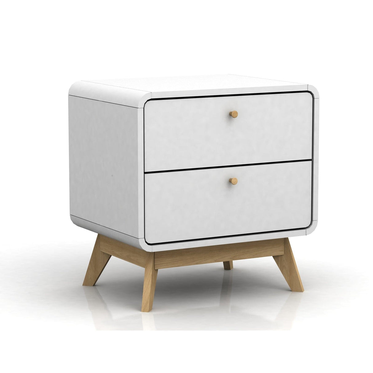 LOFT24 Cassie Nightstand - White